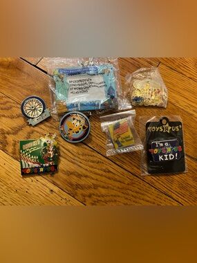 Toys"R"Us Collectible Pin Lot - Multicolor Enamel Pins